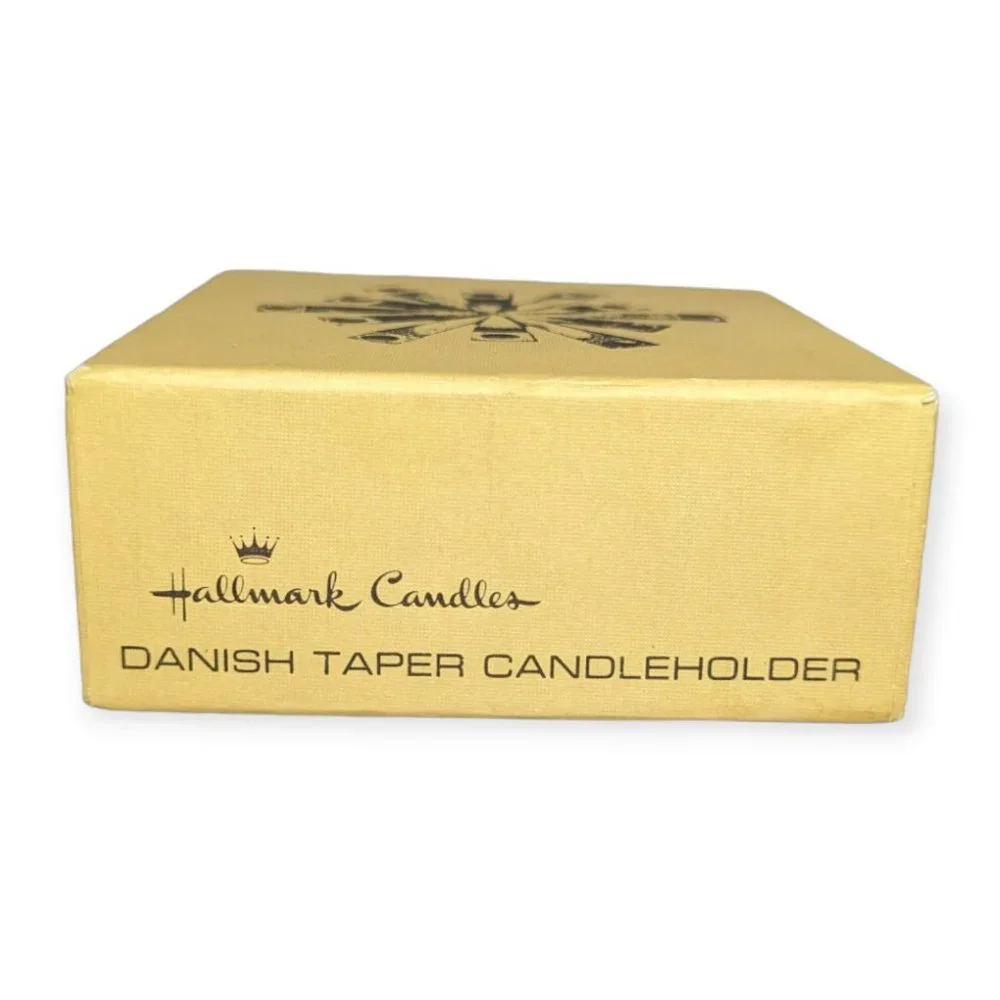 Vintage 1969 Hallmark Danish Taper Candleholder